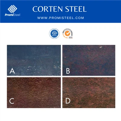 Fabrikspræ-Rusted Corten Steel Service